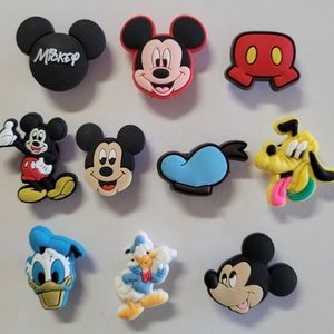 10 pcs. MICKEY  shoe charms